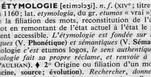 étymologie