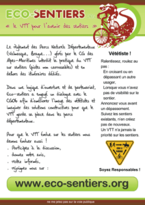 flyer eco-sentiers PND